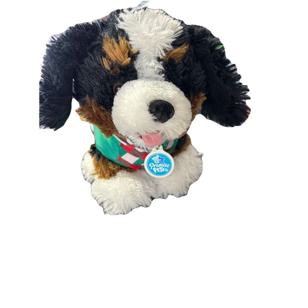 Build a Bear Promise Pets Bernese Mountain Dog Plush Stuffed Animal Toy Clothes
